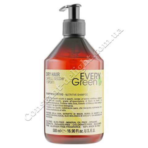 Шампунь для сухих волос Dikson Every Green Dry Hair Shampoo 500 ml