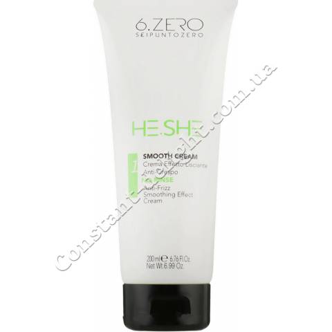 Разглаживающий крем для вьющихся волос 6. Zero Seipuntozero He.She Smooth Cream 200 ml