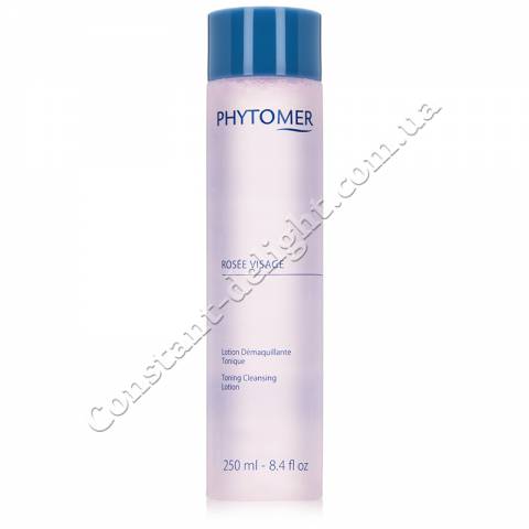 Розовая вода для тонизирования и демакияжа Phytomer Rosee Visage Toning Cleansing Lotion 250 ml
