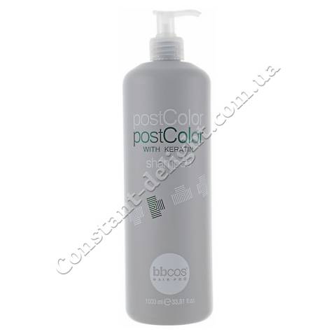 Шампунь з кератином після фарбування волосся BBcos Post Color Keratin Shampoo 1000 ml
