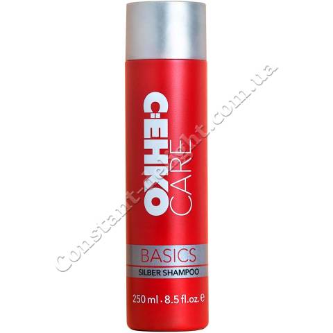 Серебристый шампунь для волос C:EHKO Basics Care Silber Shampoo 250 ml