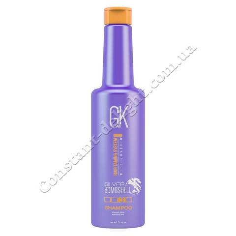 Срібний шампунь для блондованого волосся GKhair Silver Bombshell Shampoo 280 ml