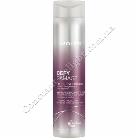 Шампунь-Бонд захисний для зміцнення зв'язків та стійкості кольору Joico Defy Damage Shampoo 300 ml