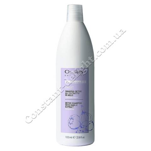 Шампунь-детокс для волосся, що очищає з екстрактом часнику Oyster Cosmetics Sublime Fruit Shampoo Detox 1000 ml