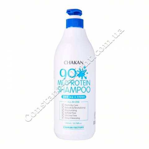 Шампунь з молочними протеїнами Chakan Factory Milk Protein 90% Shampoo 1000 ml