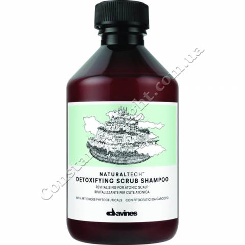 Шампунь-скраб детоксицирующий Davines Natural Tech Detoxifying Shampoo-Scrab 250 ml