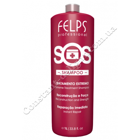 Шампунь Felps SOS Reconstruction Capilar Shampoo для відновлення волосся 1000 ml