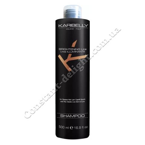 Шампунь для блеска волос Karibelly Brightening Shampoo 500 ml