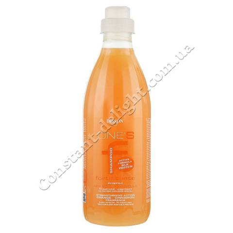 Шампунь для частого миття незабарвленого волосся Апельсин-Кориця Dikson One's F-Fortificante Shampoo 1000 ml