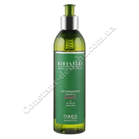 Шампунь для ежедневного использования с маслом чайного дерева Emmebi Italia BioNatural Mineral Treatment Frequent Use Shampoo 250 ml