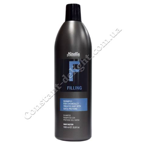 Шампунь для химически обработанных волос с протеинами овса Mirella Professional F Filling Shampoo 1000 ml
