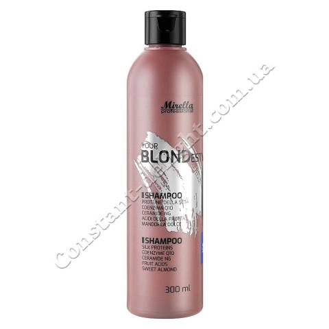 Шампунь для холодних відтінків блонд Mirella Professional Your Blondesty Ice Anti-Yellow Shampoo 300 ml