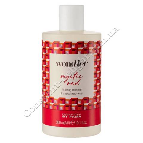 Шампунь для медных и красных оттенков волос By Fama Professional Wondher Mystic Red Boosting Shampoo 300 ml