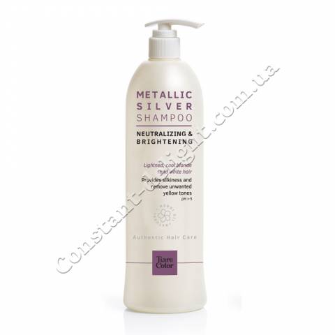 Шампунь для нейтрализации желтого оттенка Tiare Color Silver Shampoo 1000 ml