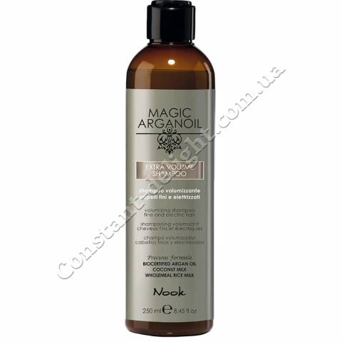 Шампунь для об'єму тонких і ослаблених волосся Nook Magic Arganoil Extra Volume Shampoo 250 ml