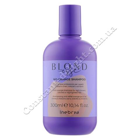 Шампунь для окрашенных волос с антиоранжевым эффектом Inebrya Blondesse No-Orange Shampoo 300 ml