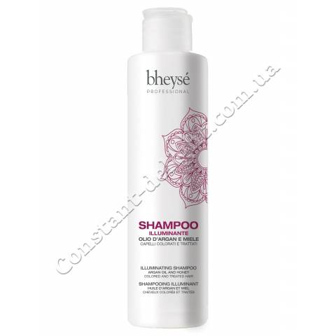 Шампунь для окрашенных волос с маслом Аргана и медом Bheyse Illuminating Shampoo 200 ml