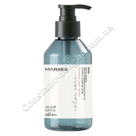 Шампунь для фарбованого волосся з олією макадамії та лляною олією Kaaral Maraes Vegan Color Care Shampoo 250 ml