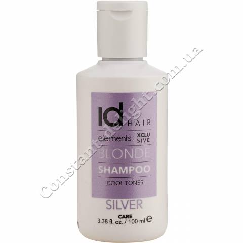 Шампунь для освітлення та блондірованних волосся IdHair Elements Xclusive Silver Shampoo 100 ml