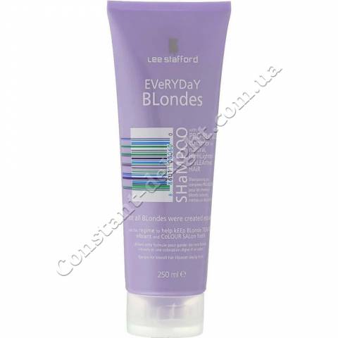 Шампунь для освітленого волосся для щоденного використання Lee Stafford Everyday Blondes Shampoo 250 ml
