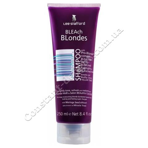 Шампунь для осветленных волос Lee Stafford Bleach Blonde Shampoo 250 ml