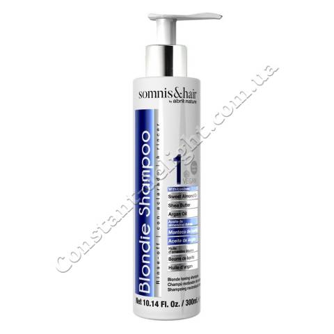 Шампунь для осветленных волос с антижелтым эффектом Somnis & Hair 1 Blondie Shampoo 300 ml