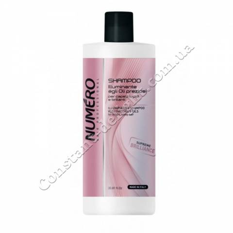 Шампунь для придания блеска с ценными маслами Brelil Professional Numero Supreme Brilliance Shampoo 1000 ml