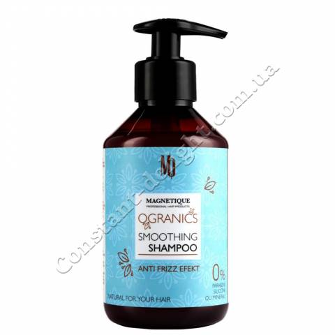 Шампунь для разглаживания волос Magnetique Organics Smoothing Shampoo Anti Frizz Efekt 250 ml