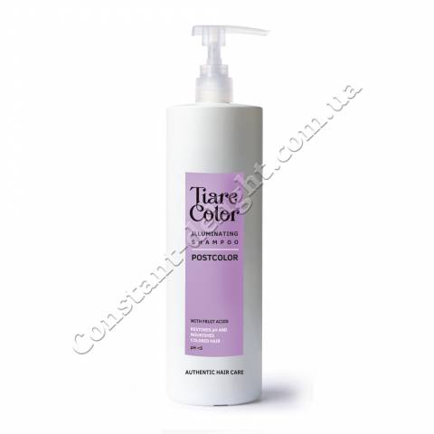 Шампунь для сяйва і збереження кольору фарбованого волосся Tiare Color Postcolor Illuminating 1000 ml