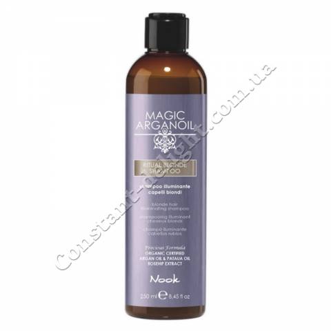 Шампунь для сияния светлых волос Nook Magic Arganoil Ritual Blonde Shampoo 250 ml