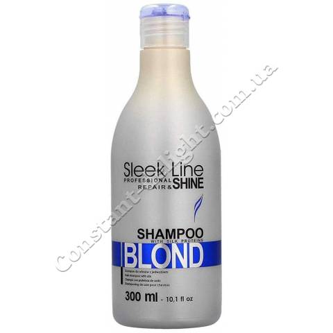Шампунь для світлого волосся Stapiz Sleek Line Blond Shampoo 300 ml
