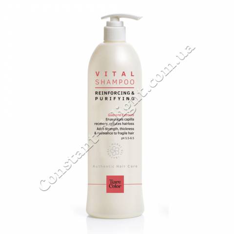Шампунь для зміцнення та стимулювання росту волосся Tiare Color Vital Shampoo 1000 ml