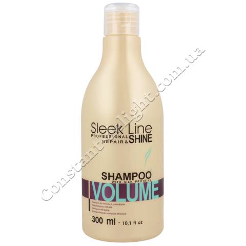 Шампунь для збільшення об'єму волосся Stapiz Sleek Line Repair Volume Shampoo 300 ml