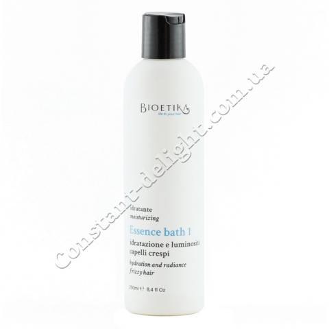 Шампунь для увлажнения сухих и кучерявых волос Bioetika Essence Bath 1 Moisturizing 250 ml