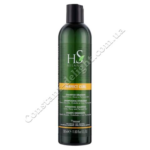 Шампунь для увлажнения вьющихся волос HS Milano Perfect Curl Hydrating Shampoo 350 ml