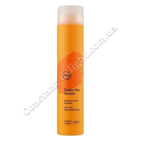 Шампунь для волосся та тіла 360 Happy Sun Shower After-Sun Hair & Body Wash 300 ml