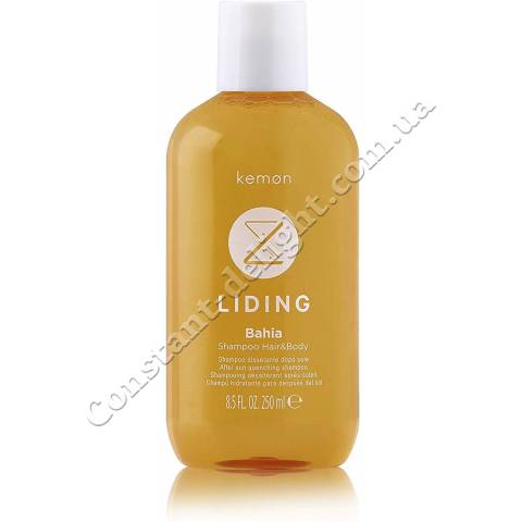 Шампунь для волос и тела после пребывания на солнце Kemon Liding Bahia Shampoo Hair&Body 250 ml