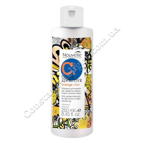 Шампунь для волос с антиоранжевым эффектом Nouvelle Color Glow Orange Killer Shampoo 250 ml