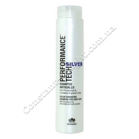 Шампунь для волосся з антижовтим ефектом Farmagan Performance Tech Silver Shampoo 250 ml