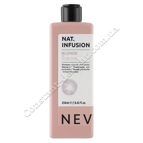 Шампунь для волос с антижелтым эффектом Nevitaly Blonde Sublime Shampoo 250 ml