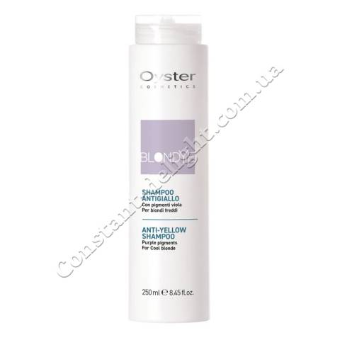 Шампунь для волос с антижелтым эффектом Oyster Cosmetics Blondye No Yellow Shampoo 250 ml