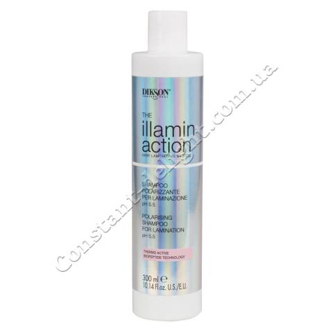 Шампунь для волос с эффектом ламинирования Dikson Illaminaction Shampoo 300 ml