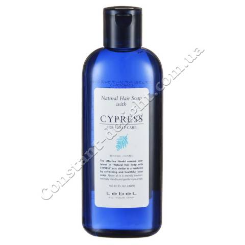 Шампунь для волос с экстрактом кипариса Lebel Natural Hair Soap with Cypress 240 ml