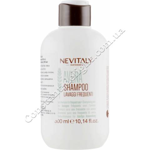 Шампунь для волос с экстрактом овса для частого использования Nevitaly Avena Shampoo 300 ml