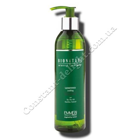 Шампунь для волосся заспокійливий з маслом чайного дерева Emmebi Italia BioNatural Mineral Treatment Lenitivo Soothing Shampoo