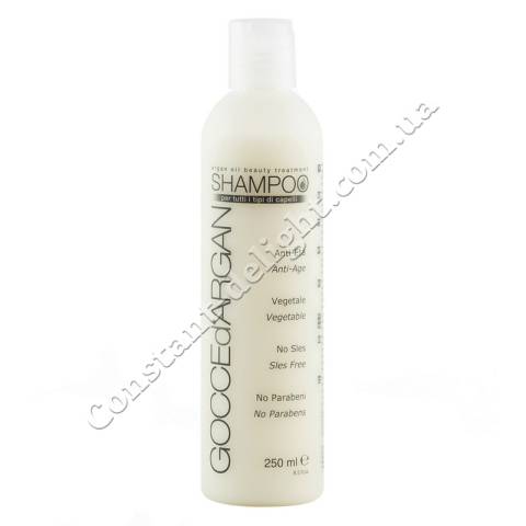 Шампунь для восстановления поврежденных волос с аргановым маслом Bioetika Gocce D`Argan Shampoo 250 ml
