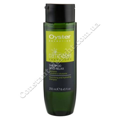 Шампунь для відновлення волосся з канабіс без SLES та парабенів Oyster Cosmetics Cannabis Green Lab Sensi-Relax Shampoo 250 ml