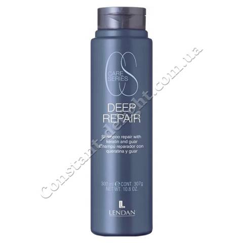 Шампунь для відновлення волосся з кератином та гуаром Lendan Deep Repair Shampoo 300 ml