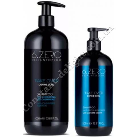 Шампунь для вьющихся волос 6. Zero Seipuntozero Take Over Full Define Curl Shampoo 500 ml 