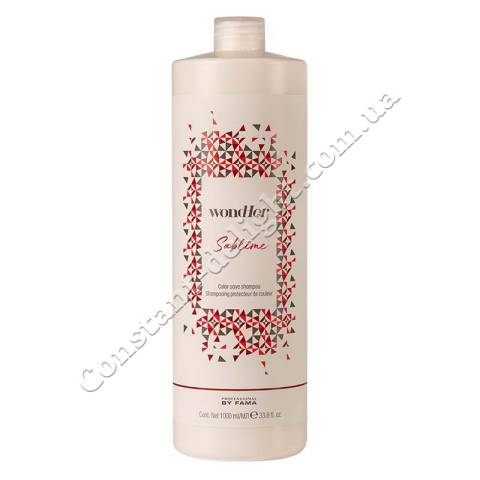 Шампунь для защиты цвета окрашенных волос By Fama Professional Wondher Sublime Color Save Shampoo 1000 ml